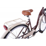 Mestský bicykel 28" Kozbike K54 1 prevodový Hnedo capučínový